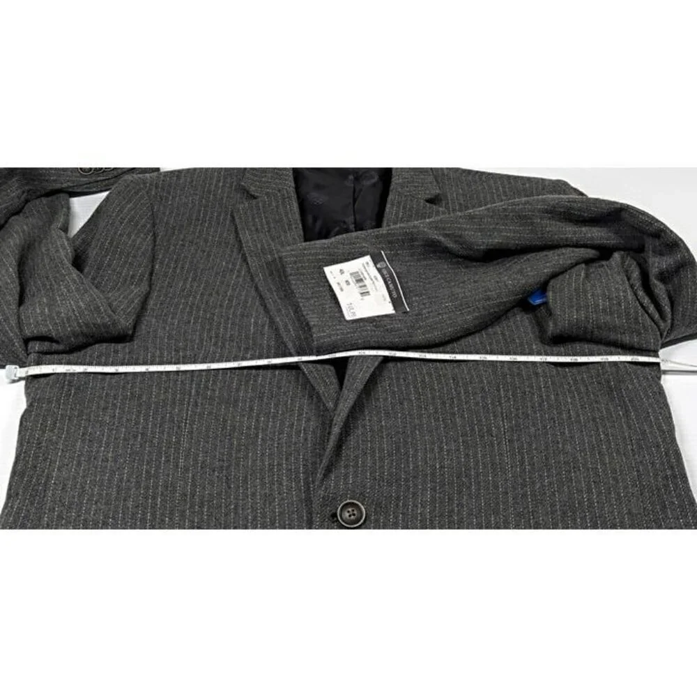 Vince Camuto Men's Bell 2-Piece Suit Light Gray Striped Size 42L/W35 (MSRP $150)